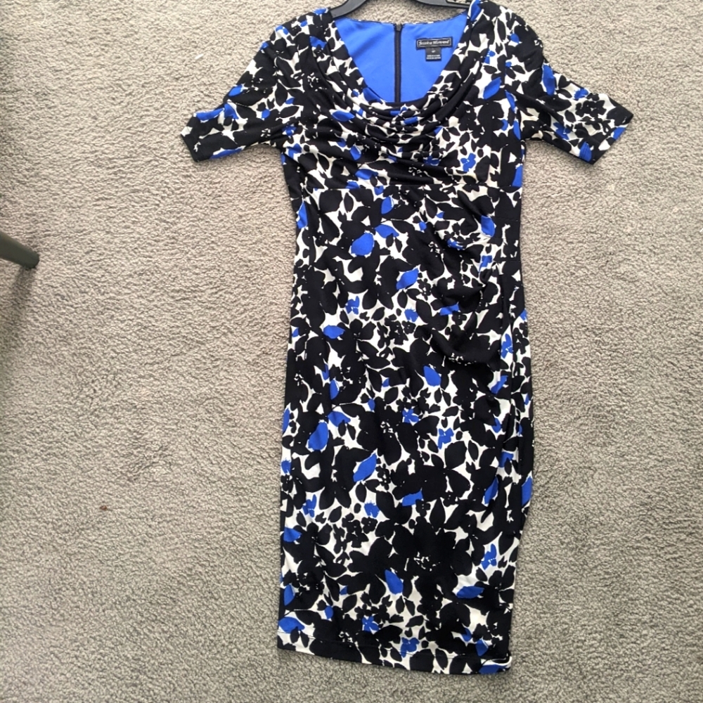 Jessica Howard Business Casual Cowl Neck Dress | Size 6 Petite